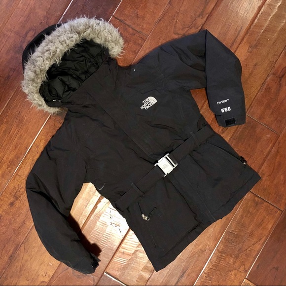 The North Face Other - The North Face HyVent 550 Belted Down Jacket